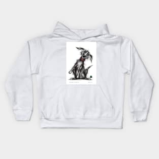 Mr Bark the noisy dog Kids Hoodie